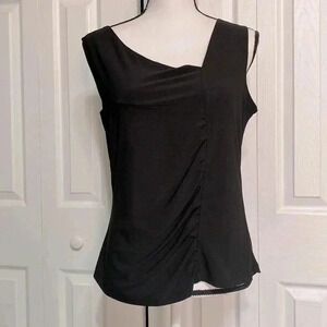 Fashque black tank shirt top